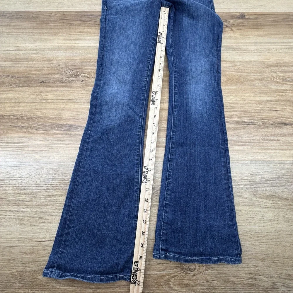 Anthropologie Pilcro and the Letterpress Sz 27 Slim Bootcut Distress Jeans - Picture 5 of 7